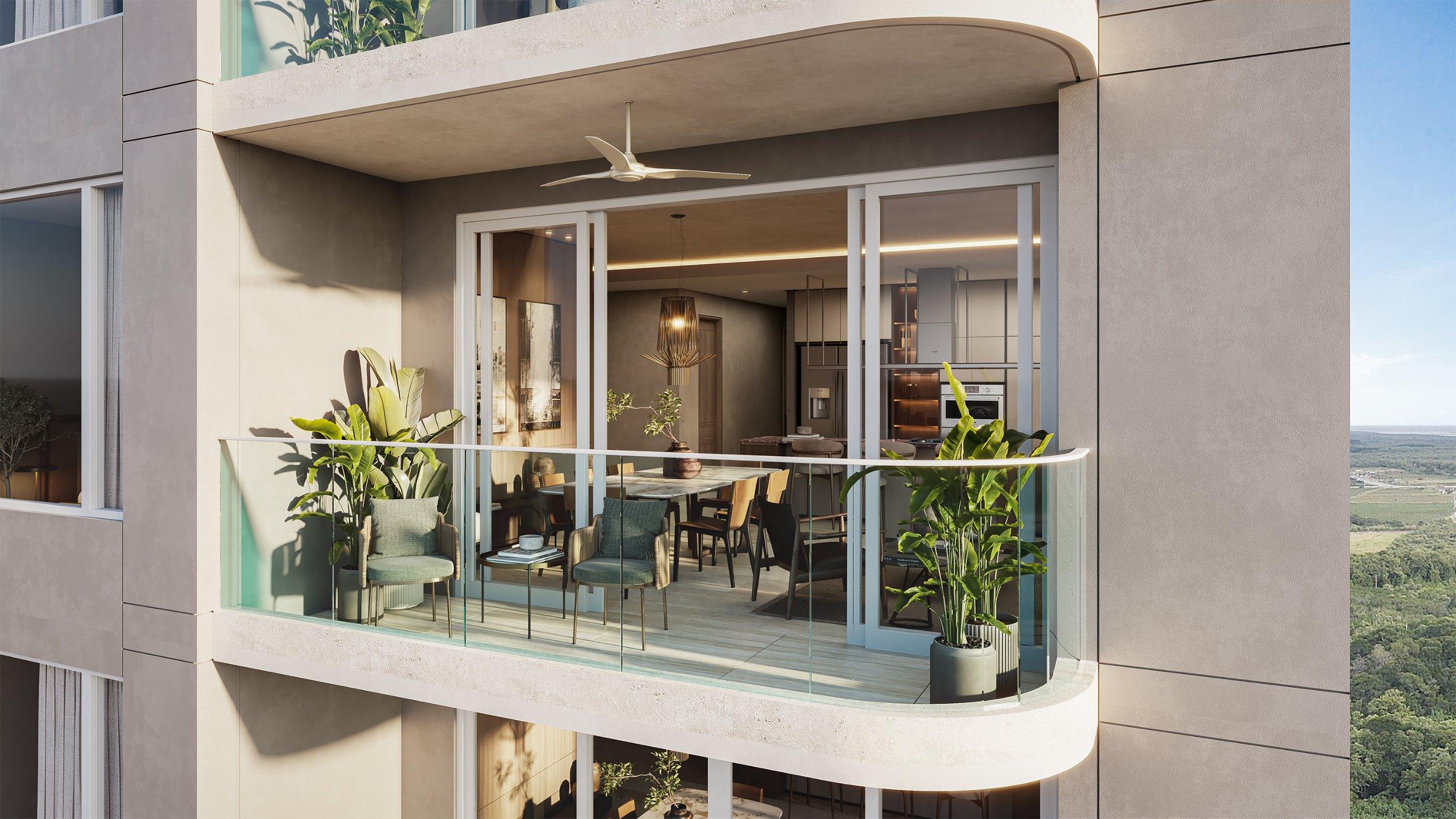 Santa María | 3-bedroom apartment with balcony and golf views